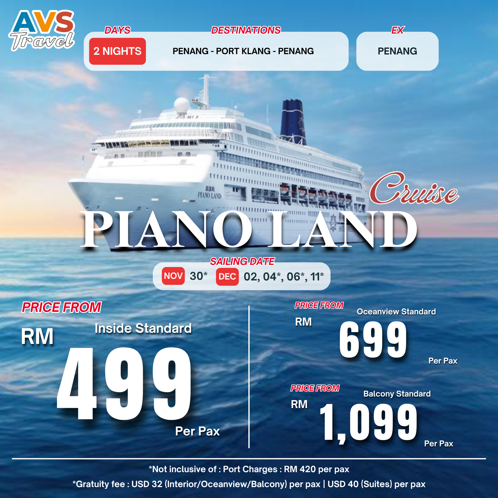 3D2N Penang - Port Klang - Penang