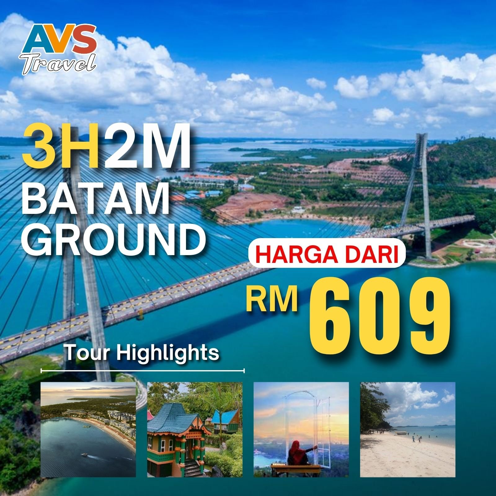 3D2N Batam Ground