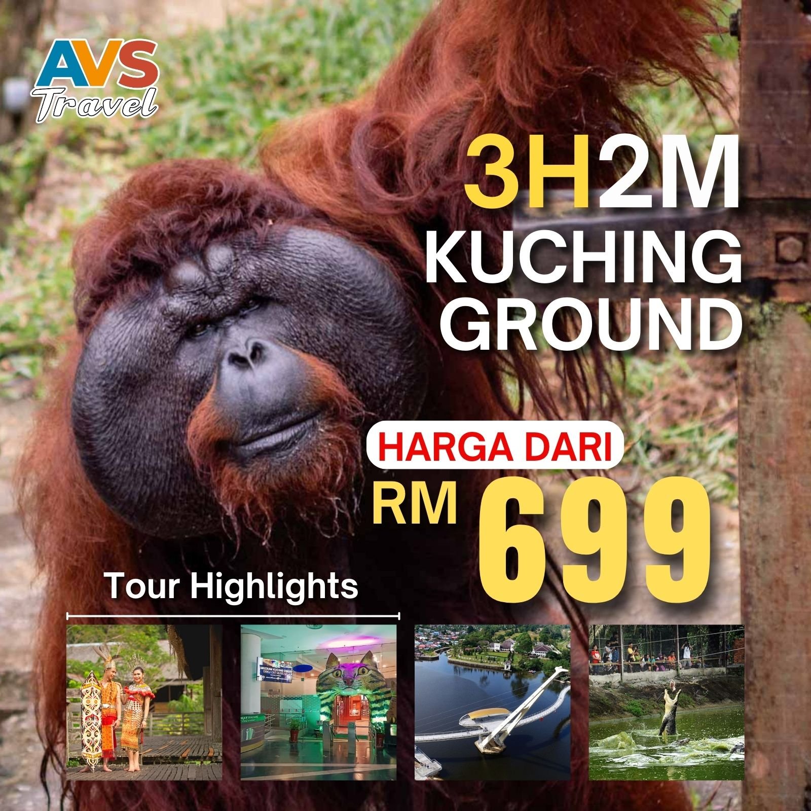 3D2N Kuching Ground