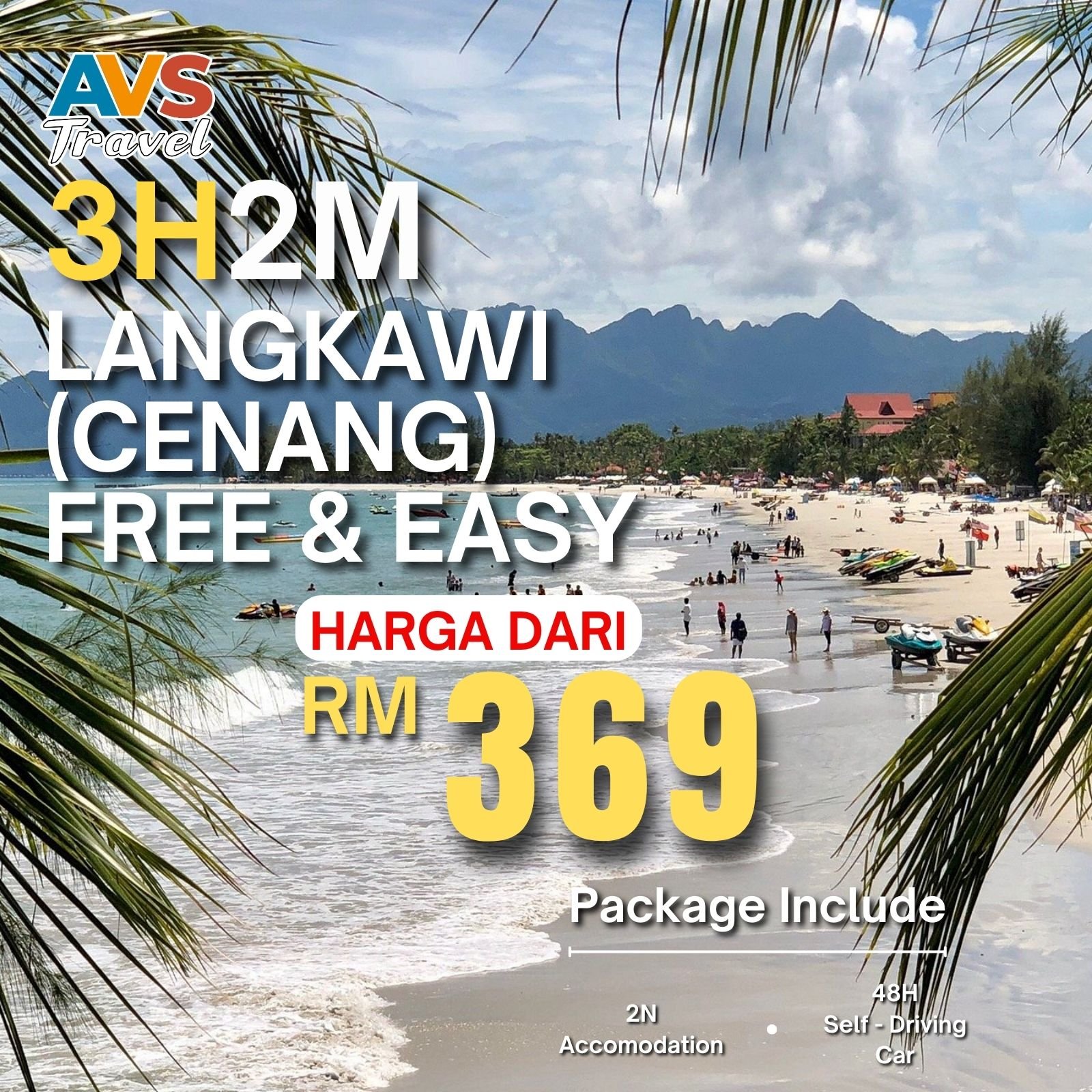 3D2N Langkawi (Cenang) Ground