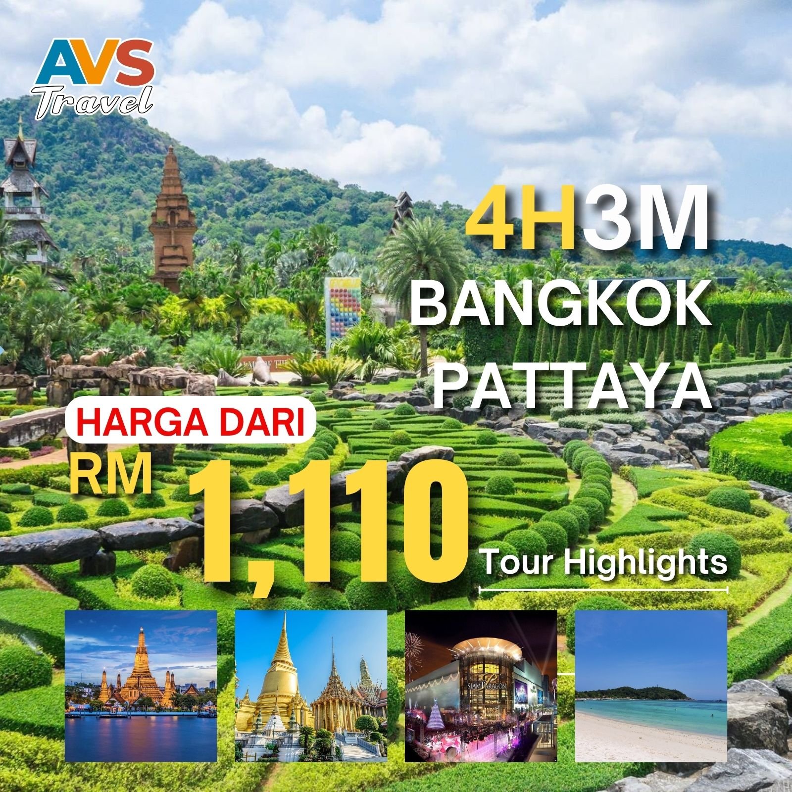 4D3N Bangkok & Pattaya