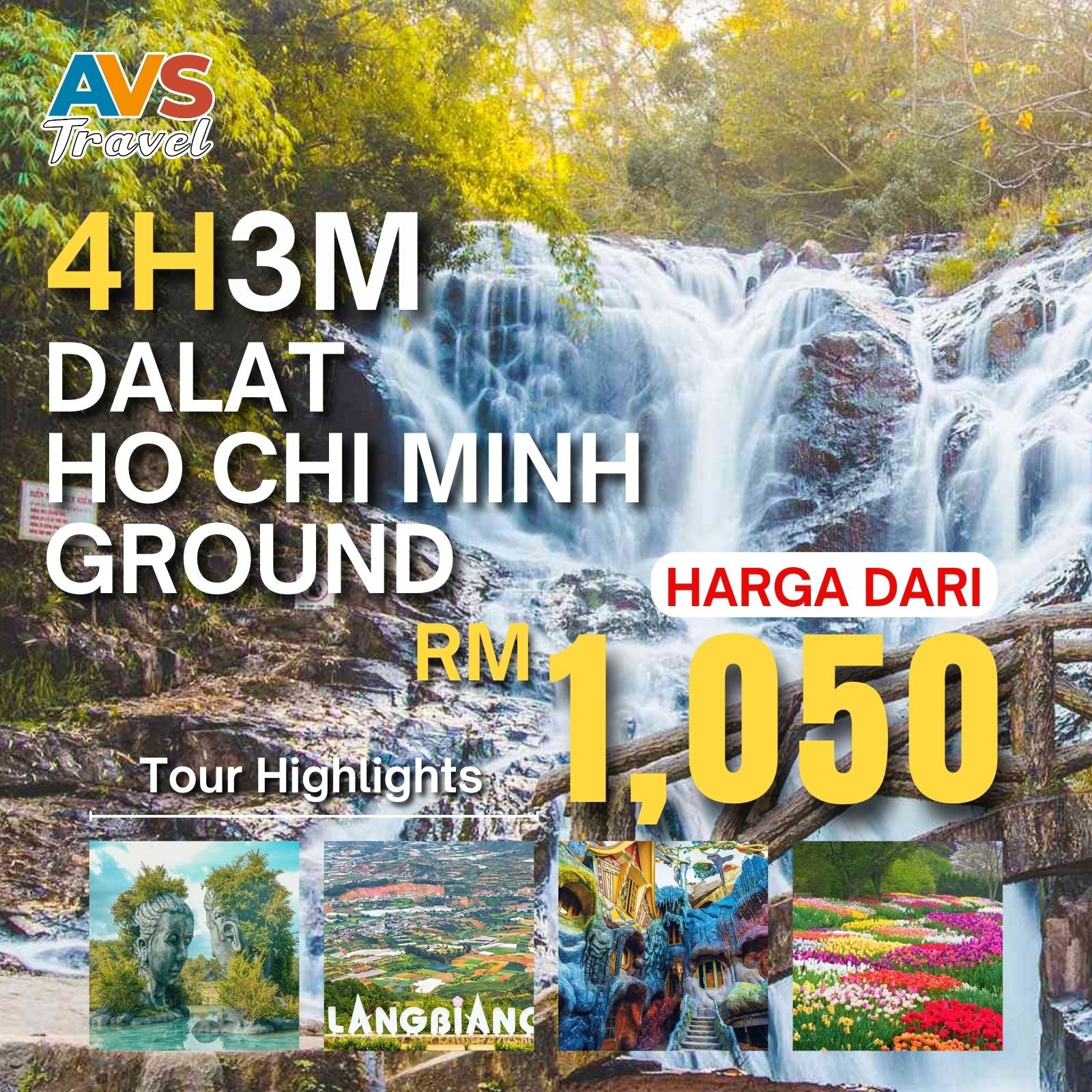 4D3N Dalat - Ho Chi Minh Ground