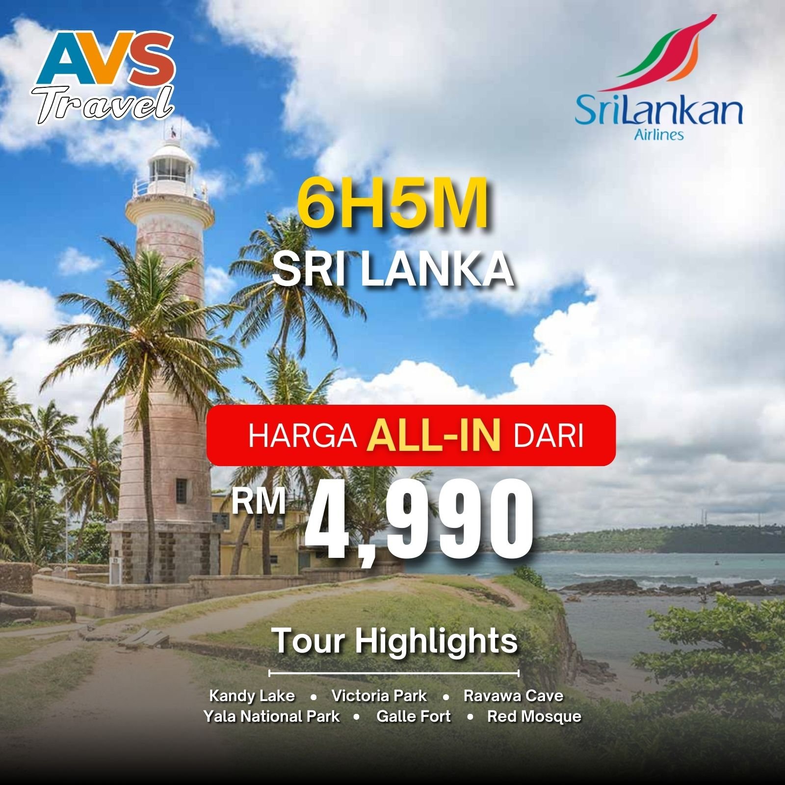 6D5N Sri Lanka
